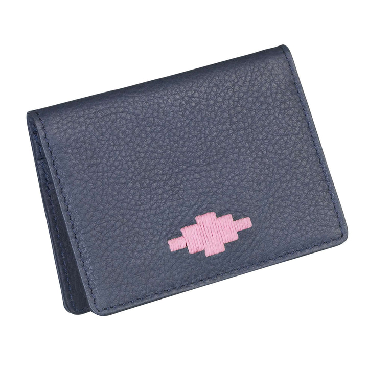 'Pase' Travel Card Holder - Navy Leather