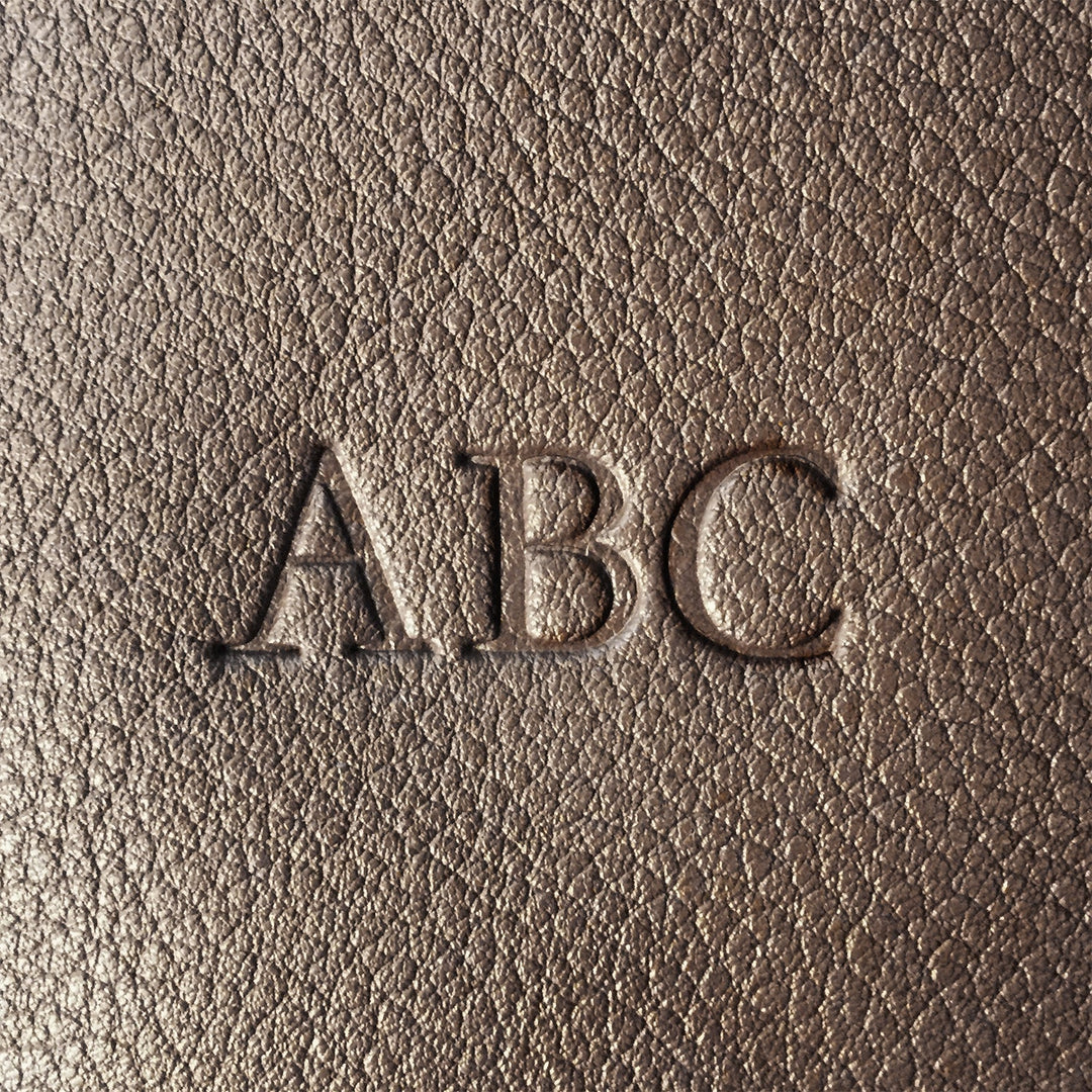 'Clara' Briefcase - Black Leather - pampeano UK