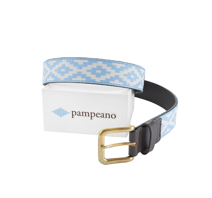 'Cincha' pampeano Polo Belt - Light Blue - pampeano UK