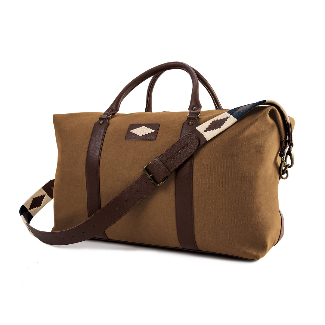 Choice of any Leather Washbag and Leather & Canvas ‘Caballero’ Travel Bag - Gift Package - pampeano UK