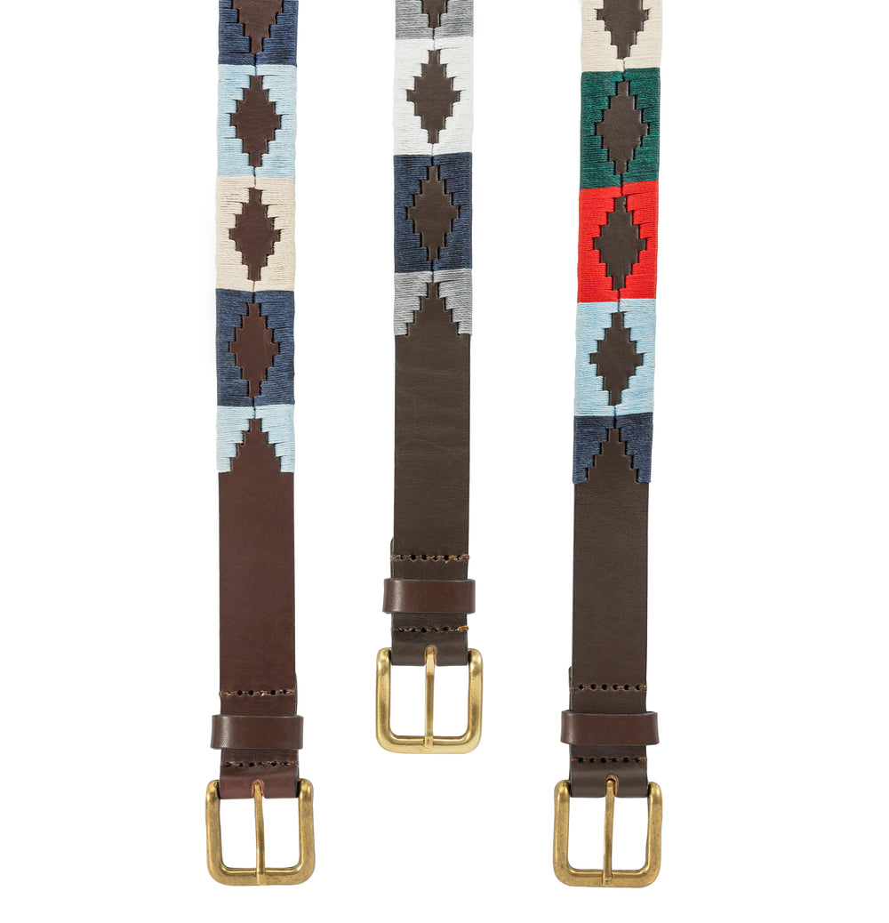 Choice of Any 3 Leather pampeano Polo Belts - Gift Package - pampeano UK