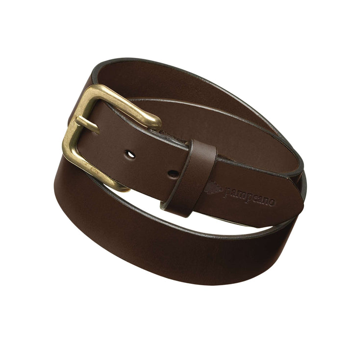 Brown Leather Belt - 'Papa' - Pampeano UK