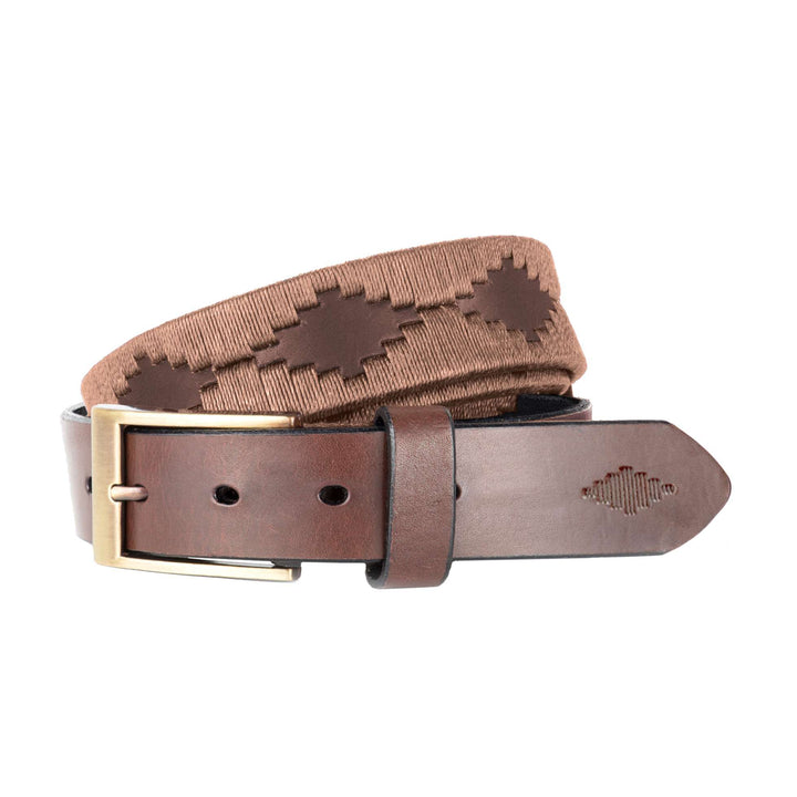 'Bordado' Polo Belt - Brown - Pampeano UK